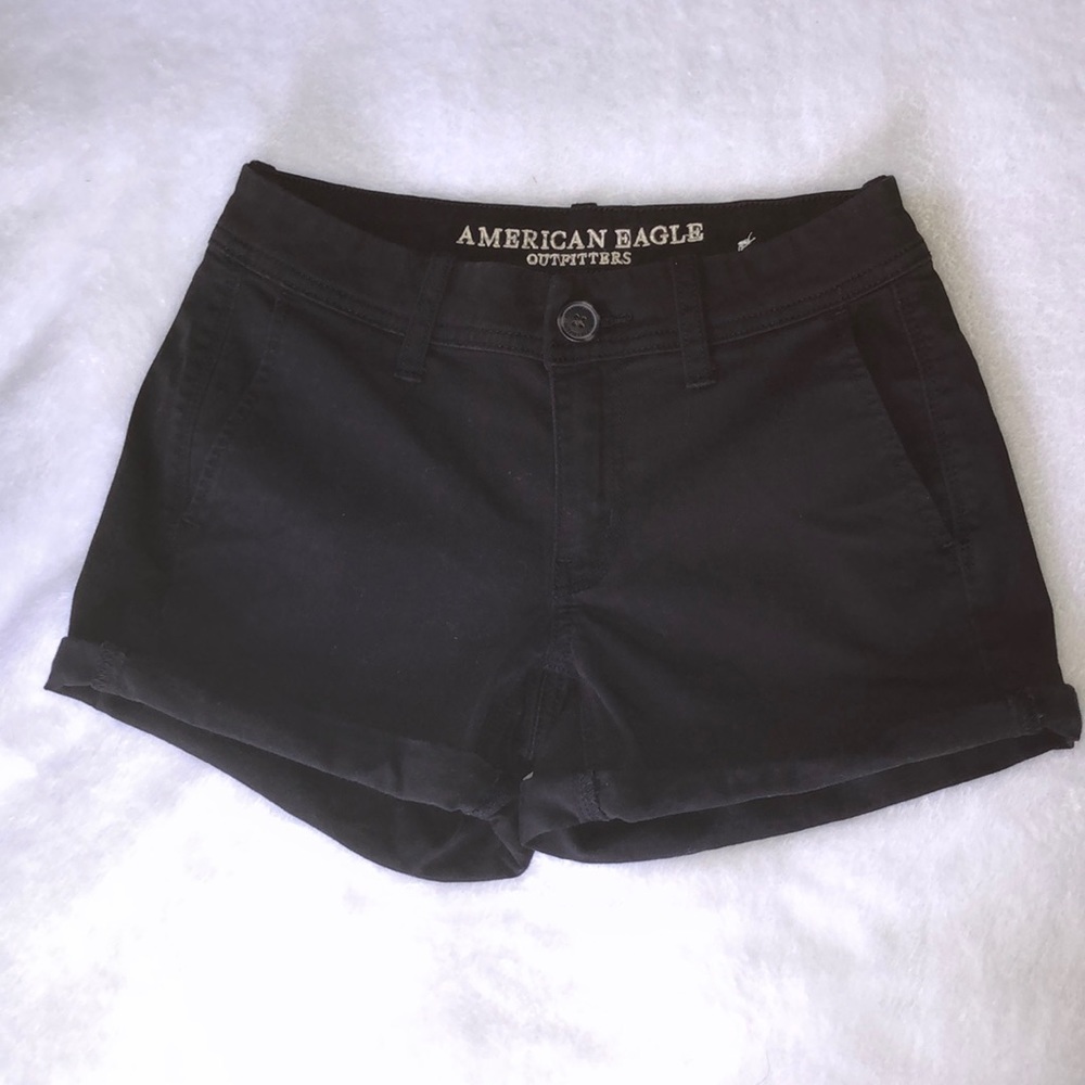 Black American Eagle Shorts